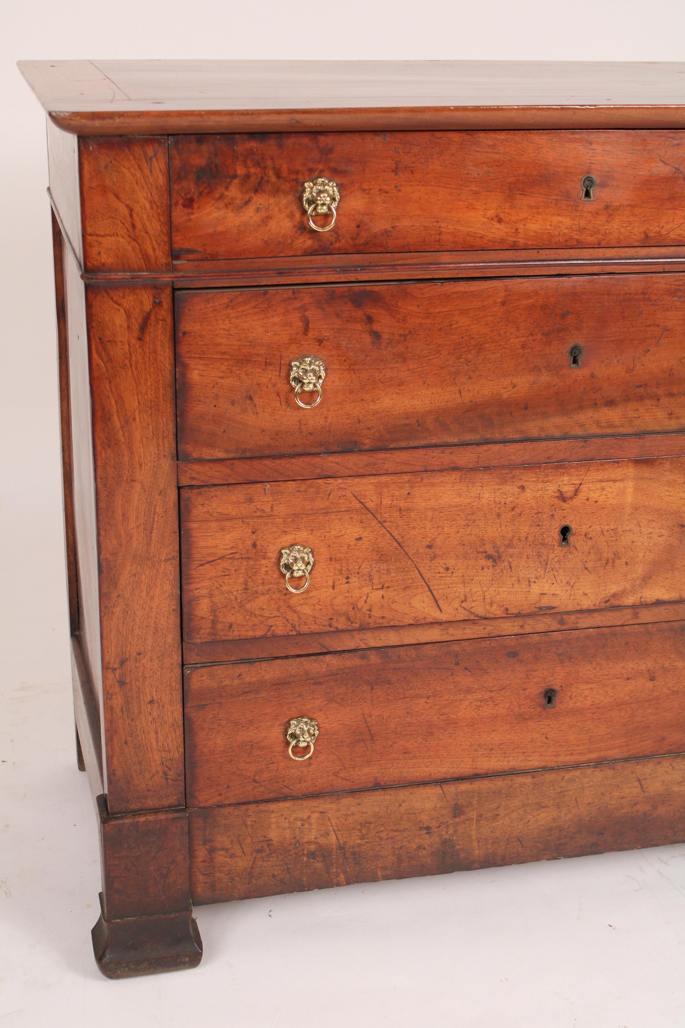 Louis Philippe Mahogany Chest of Drawers 1