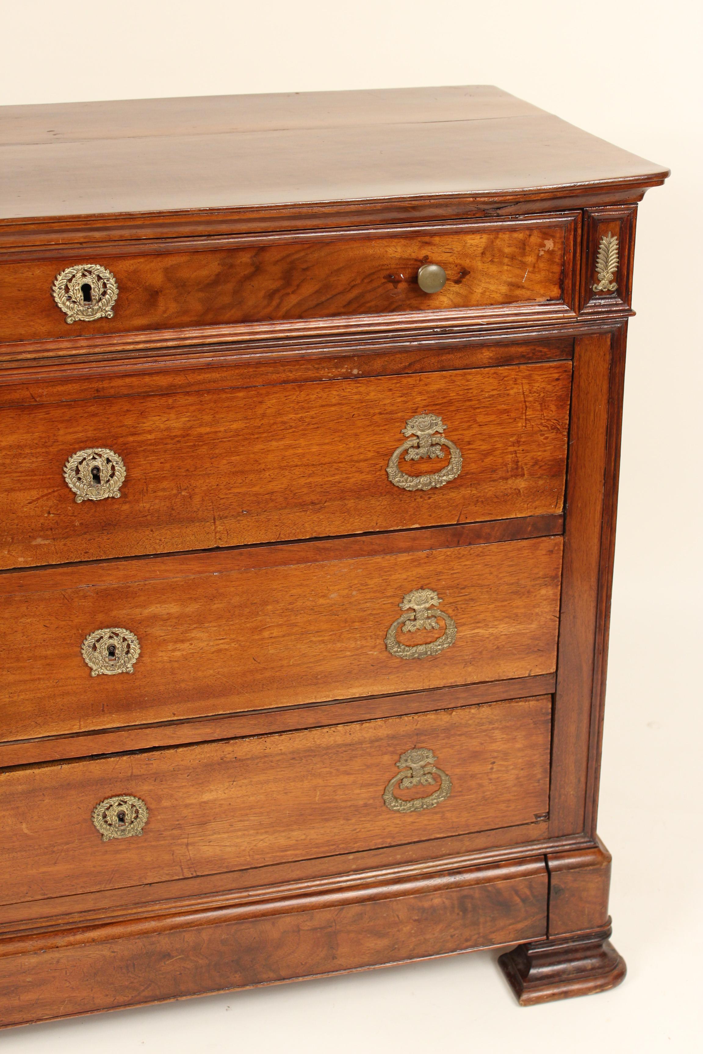Louis Philippe Mahogany Chest of Drawers 1