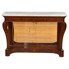 Consola de caoba Louis Philippe