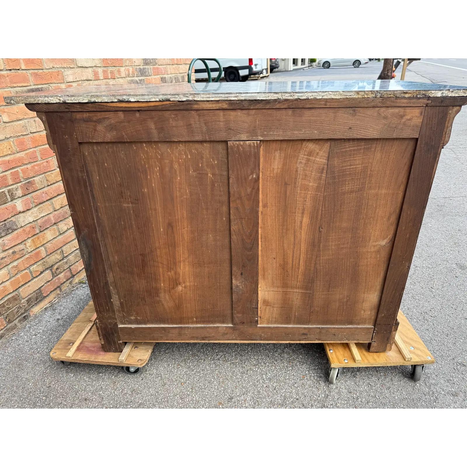 Cómoda de mármol Louis Philippe en venta 2