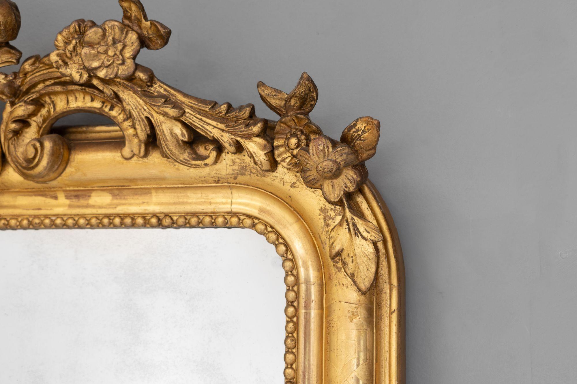 Late 19th Century Louis Philippe Mirror For Sale