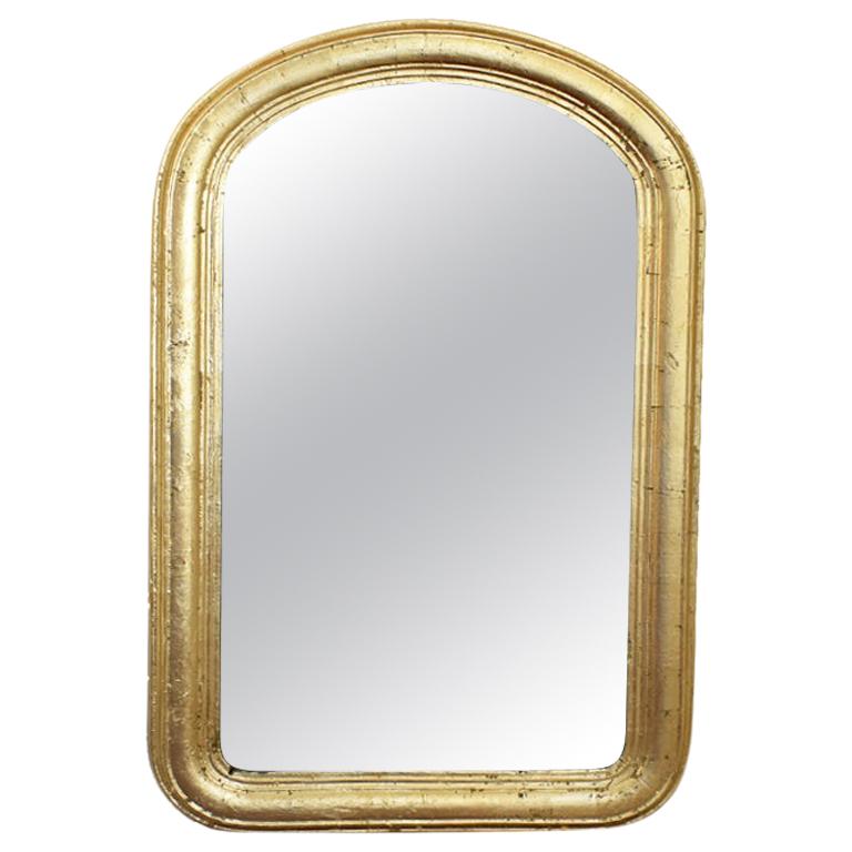 Louis Philippe Mirror in Gilt Wood Frame