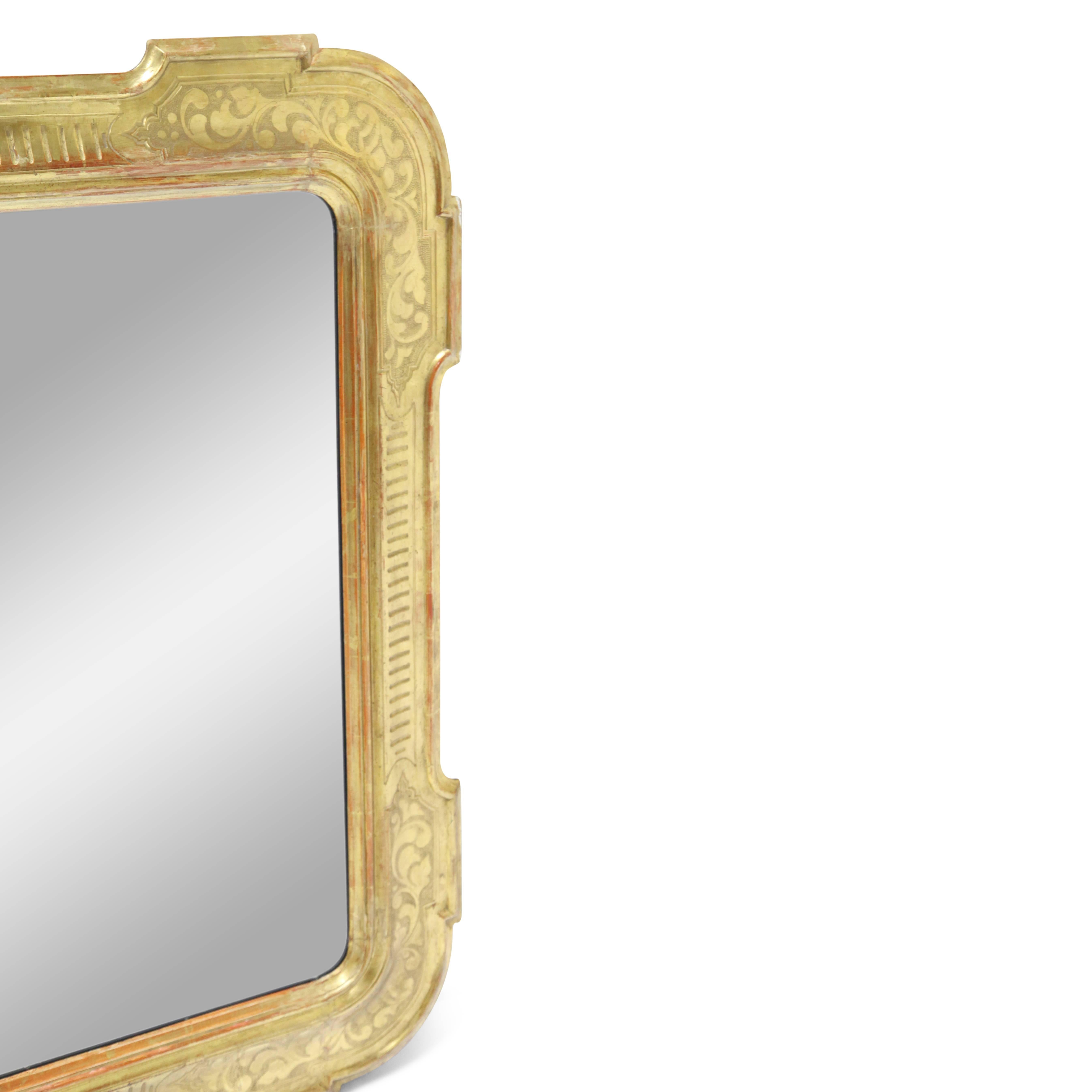 Louis Philippe Mirror, Italy, Second Half of the 19th Century In Good Condition In Greding, DE