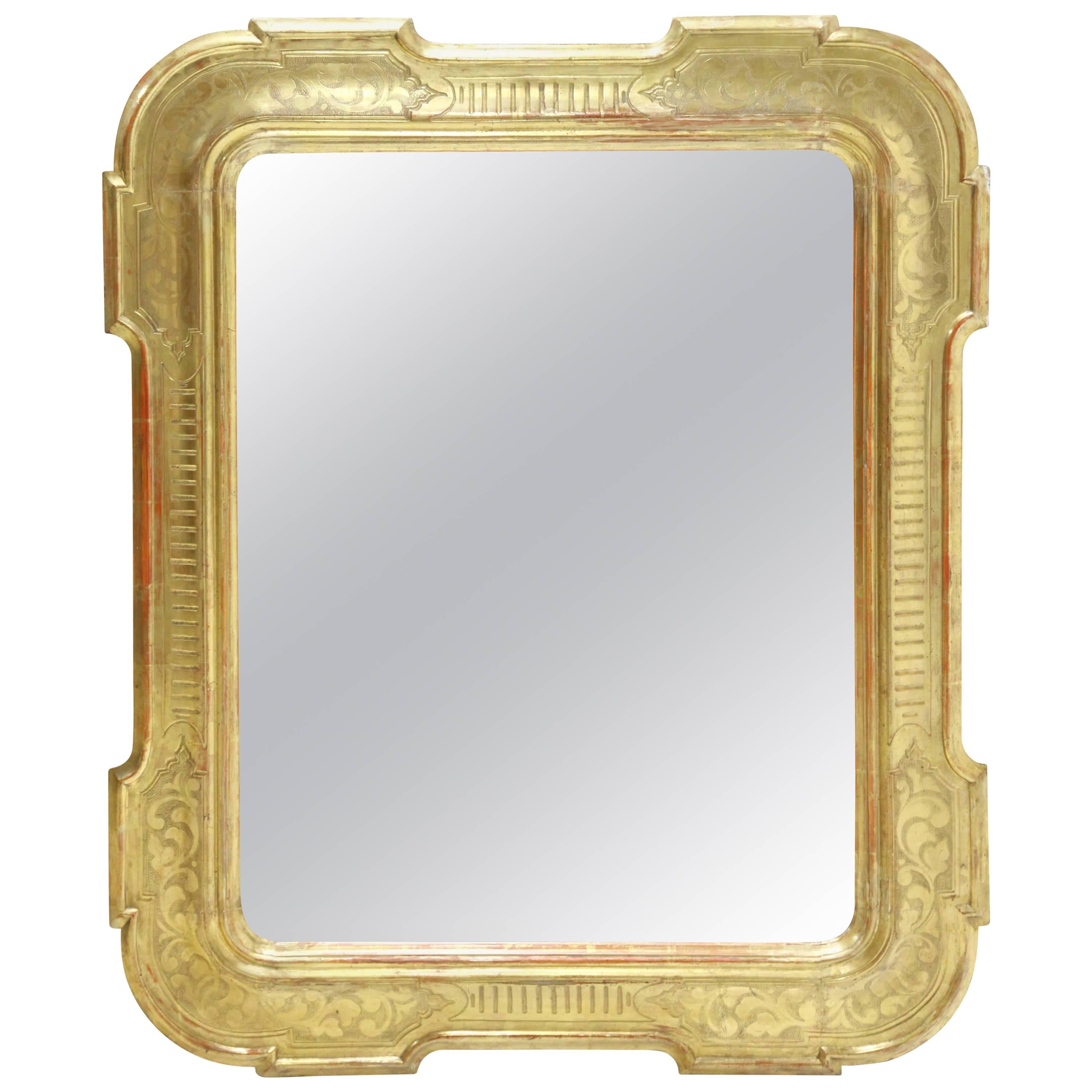 Louis Philippe Mirror, Italy, Second Half of the 19th Century