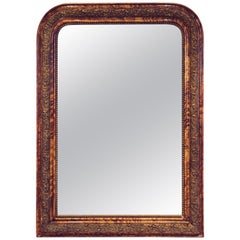 Louis Philippe Mirror with Acanthus Leaf Detailed Frame