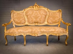 Sofa napolitaine Louis Philippe daté de 1850