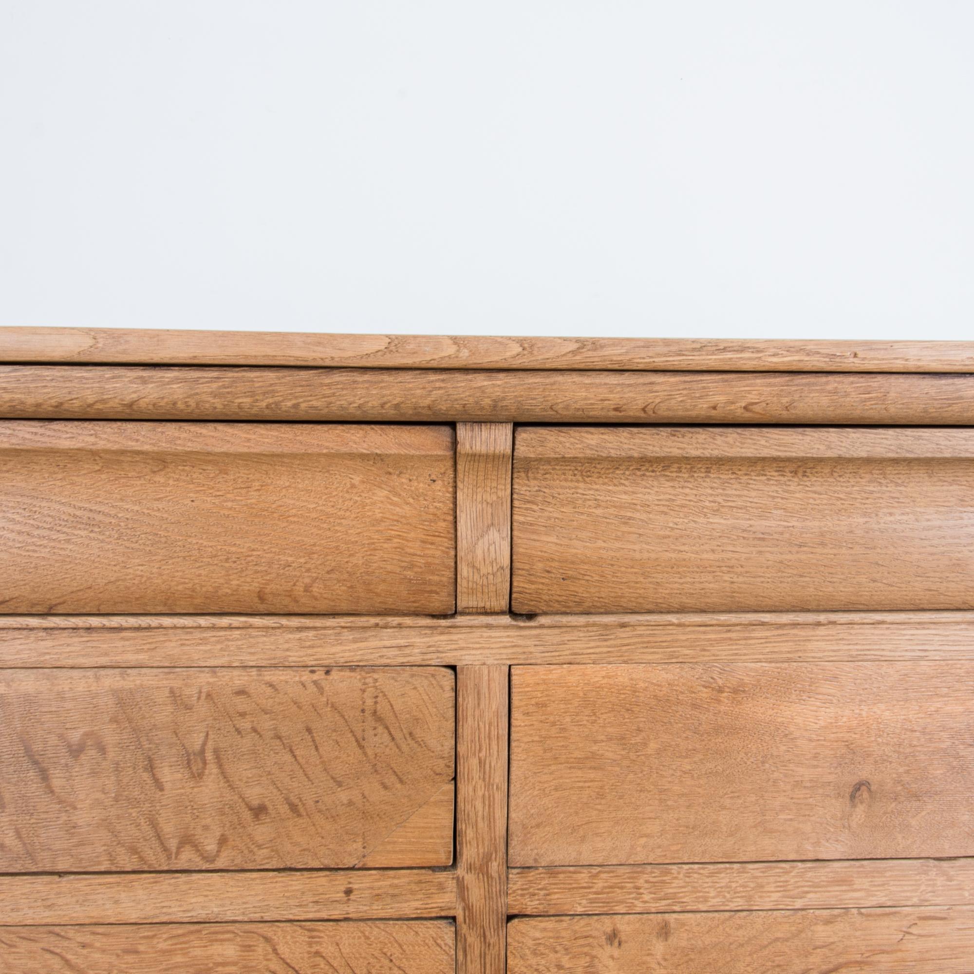 Louis Philippe Oak Double Drawer Chest 3