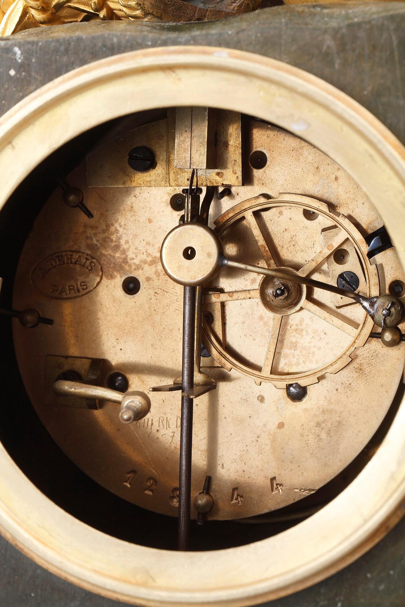 Louis-Philippe Ormolu Clock, Esmeralda or Dancer with a Tambourine For Sale 10