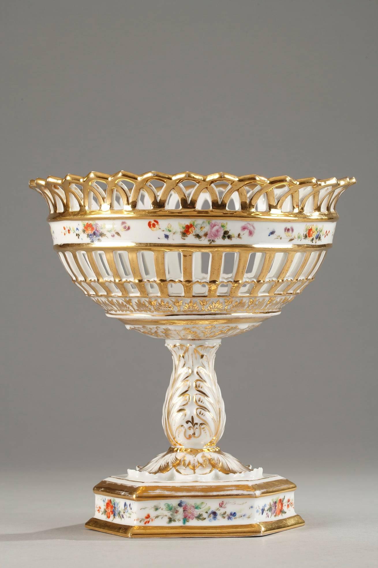 Louis-Philippe Pair of Porcelain Goblets 3