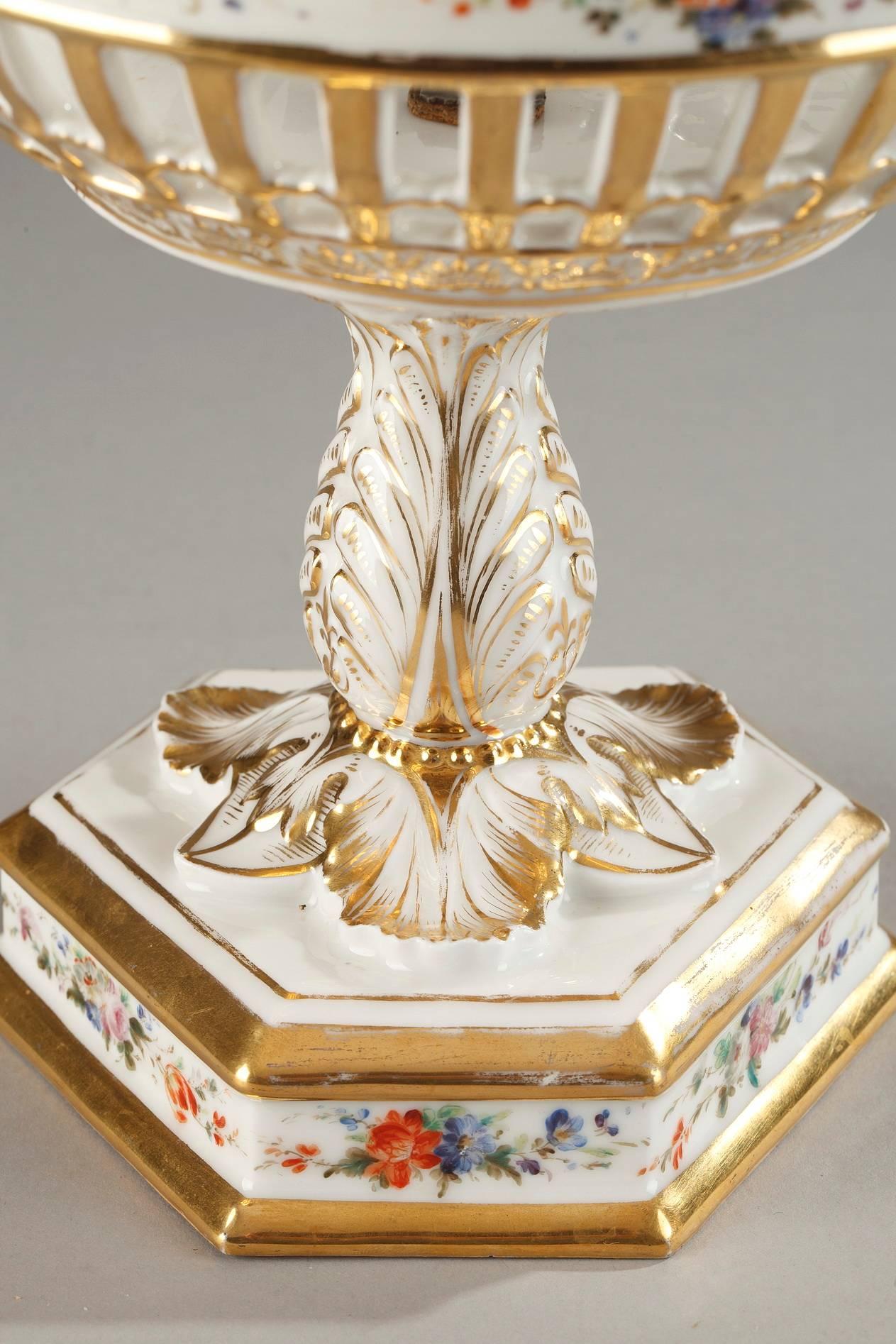 Louis Philippe Louis-Philippe Pair of Porcelain Goblets