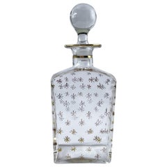 Louis-Philippe Perfume Bottle with Decorations of Stars, 19th Century