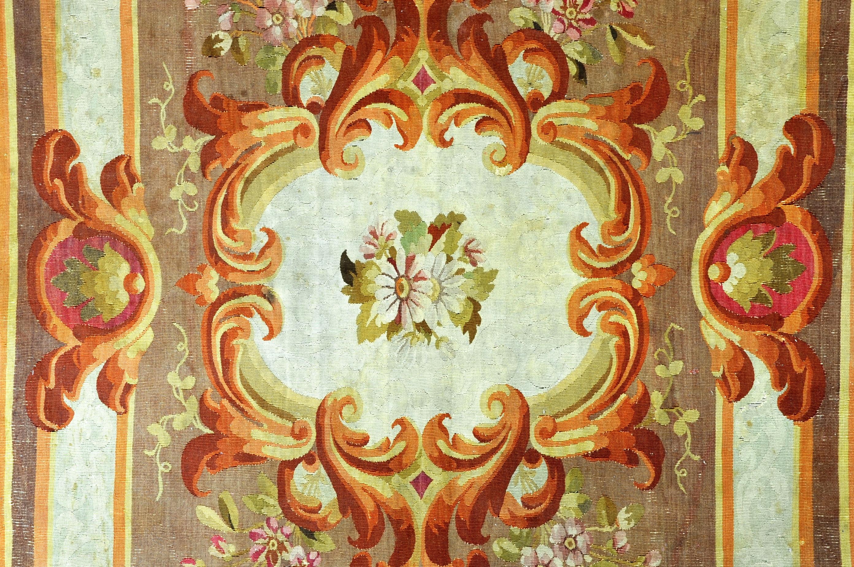 Wool Louis Philippe Period Aubusson Rug For Sale