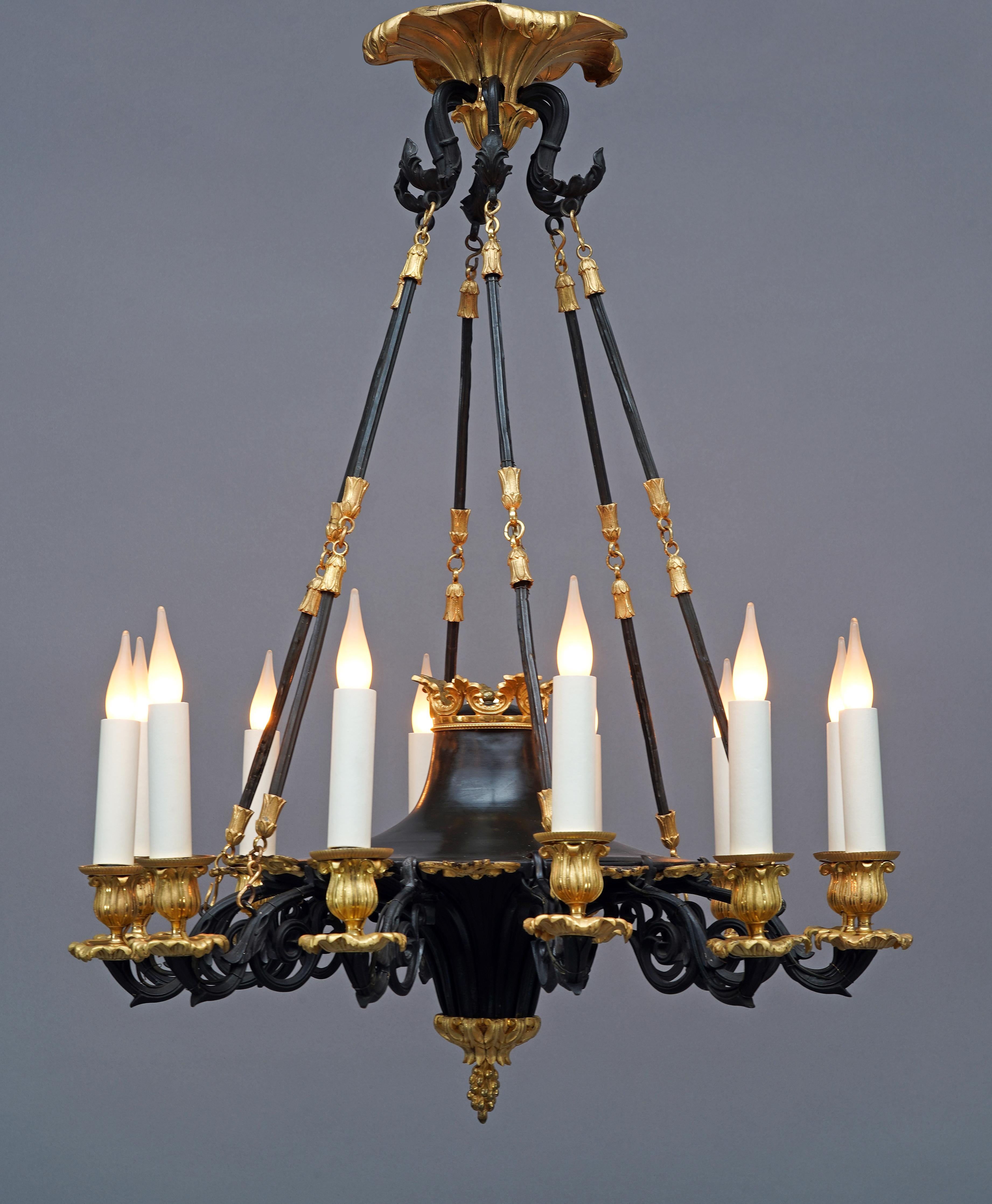 Louis-Philippe-Kronleuchter, Frankreich, um 1840 (Louis Philippe) im Angebot