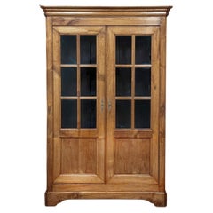 Louis Philippe Period Cherrywood Bookcase ~ Display Cabinet