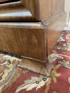 Louis Philippe Period Chest of Drawers in Light Mahogany and Grey Marble