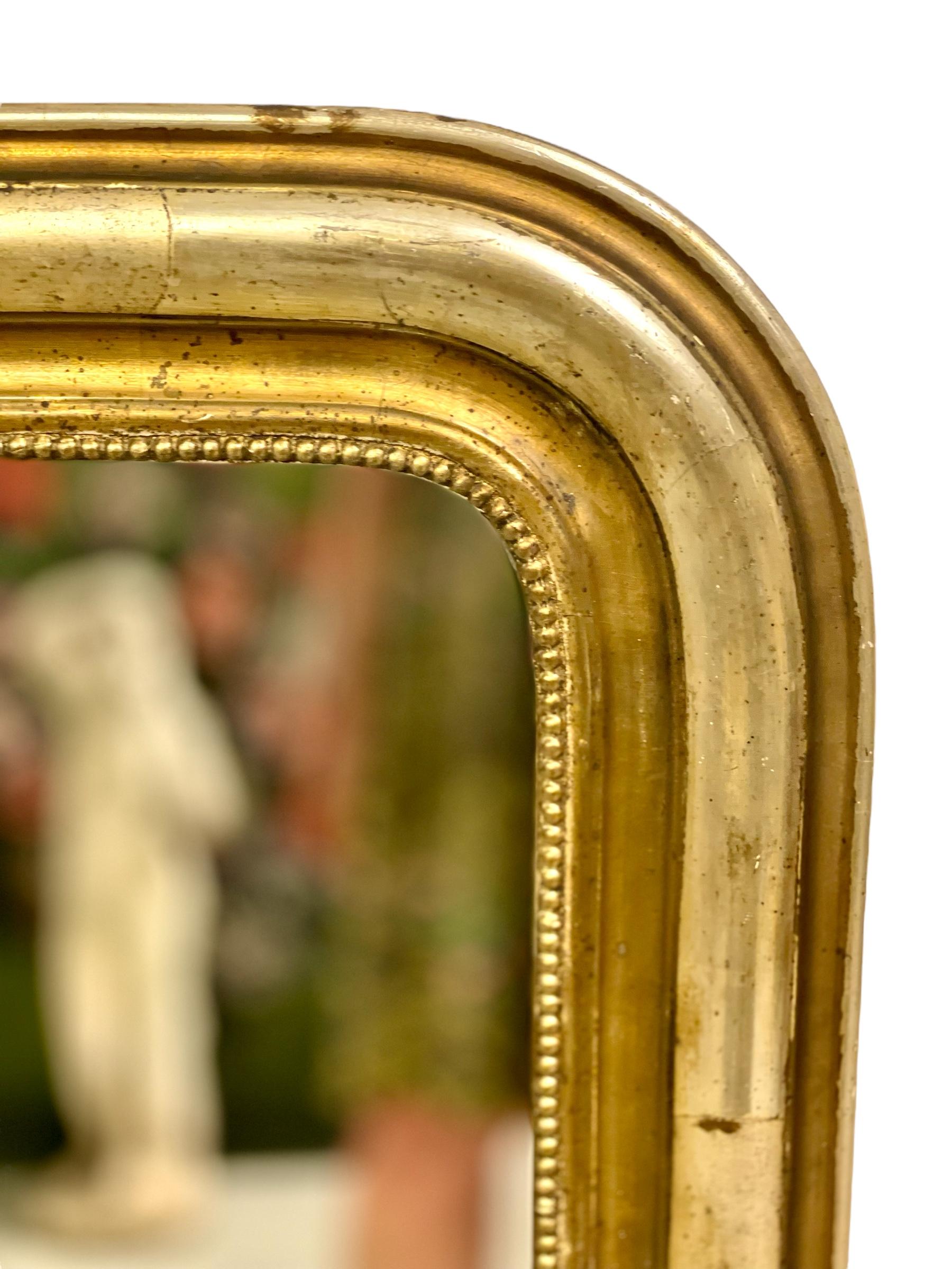 19th Century Louis Philippe Period Giltwood Mirror For Sale