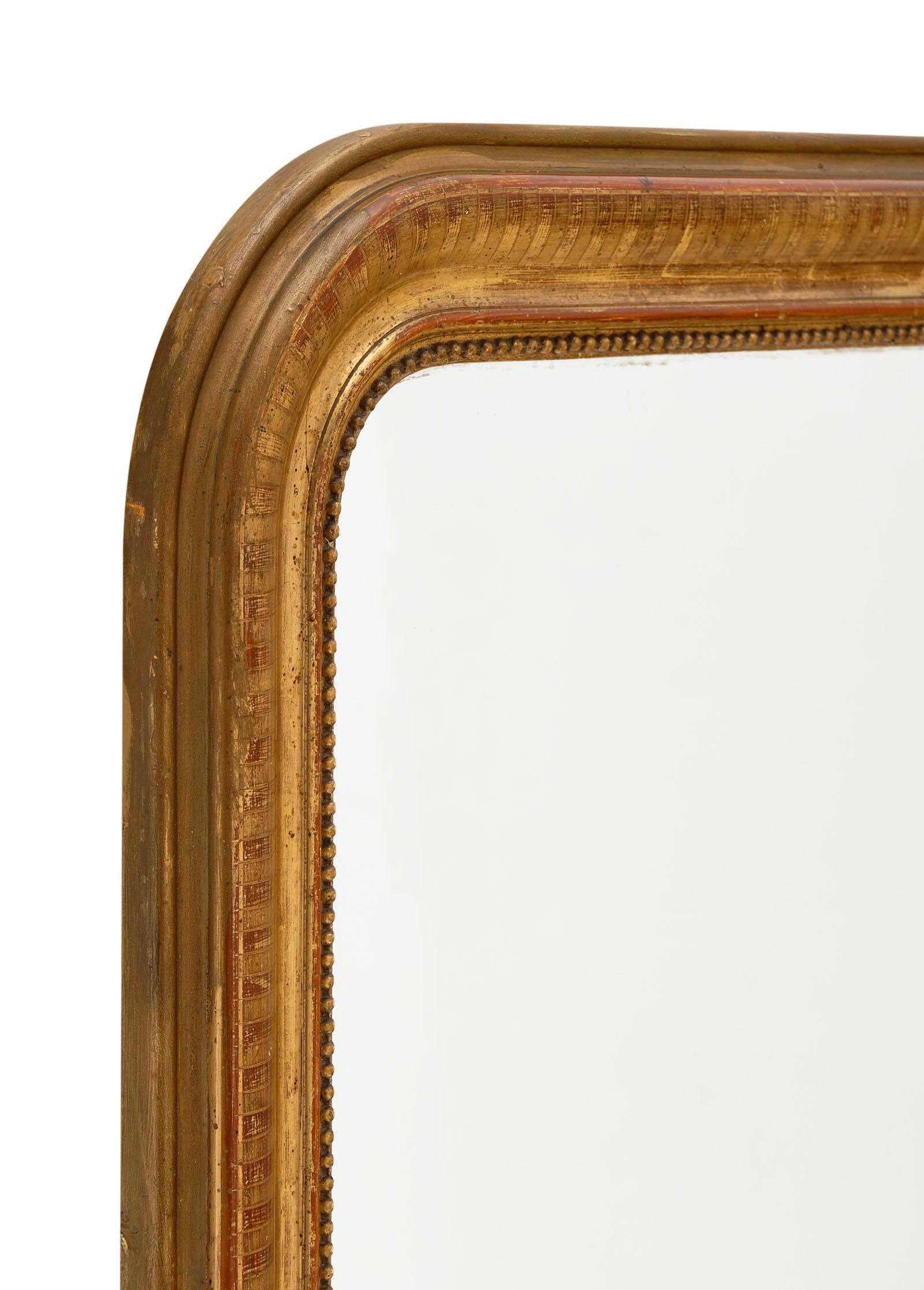 18th Century and Earlier Louis Philippe Period Gold Leaf Mirror