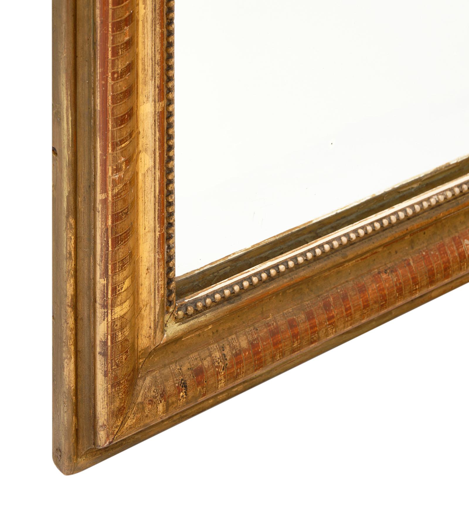 Louis Philippe Period Gold Leaf Mirror 3