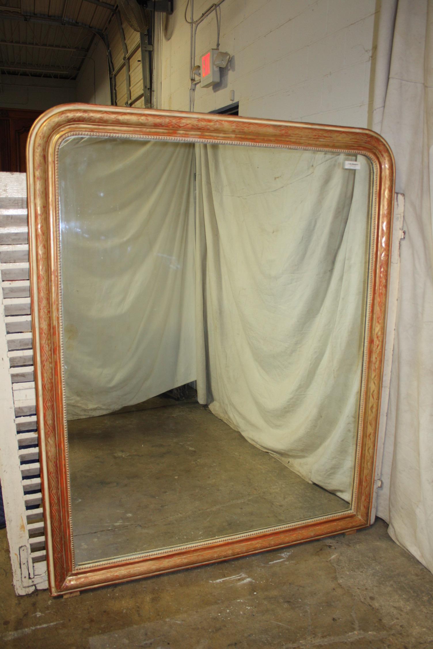 Louis-Philippe Period mirror, 19th century.