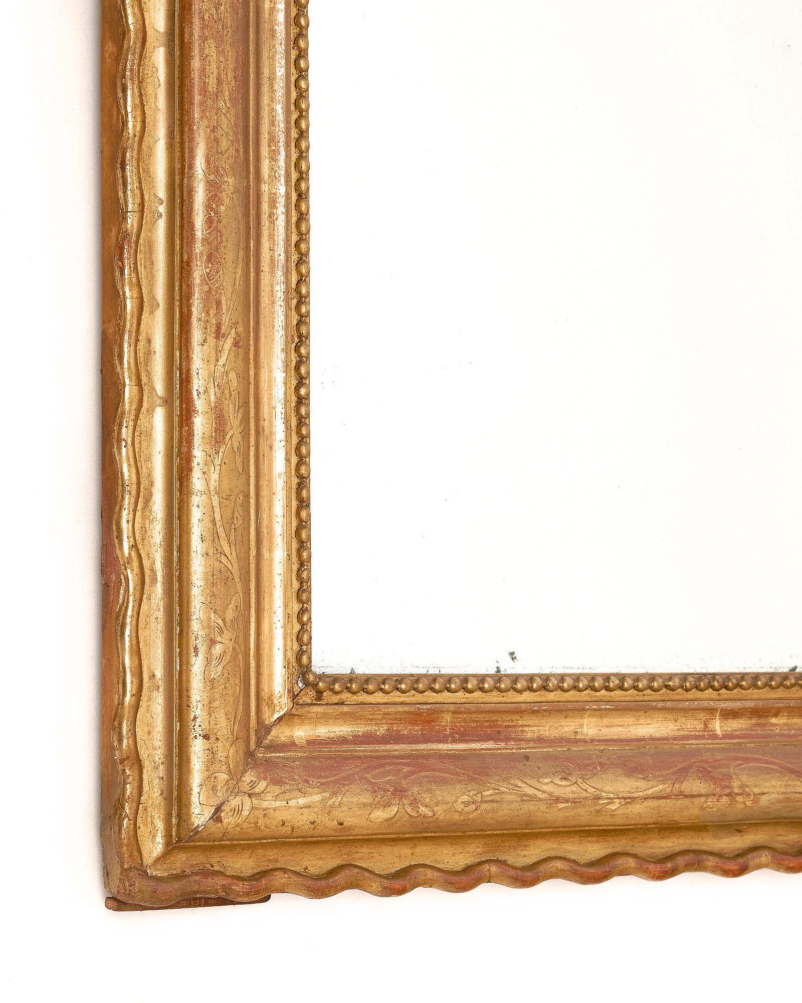 Louis Philippe Period Mirror In Good Condition For Sale In Austin, TX