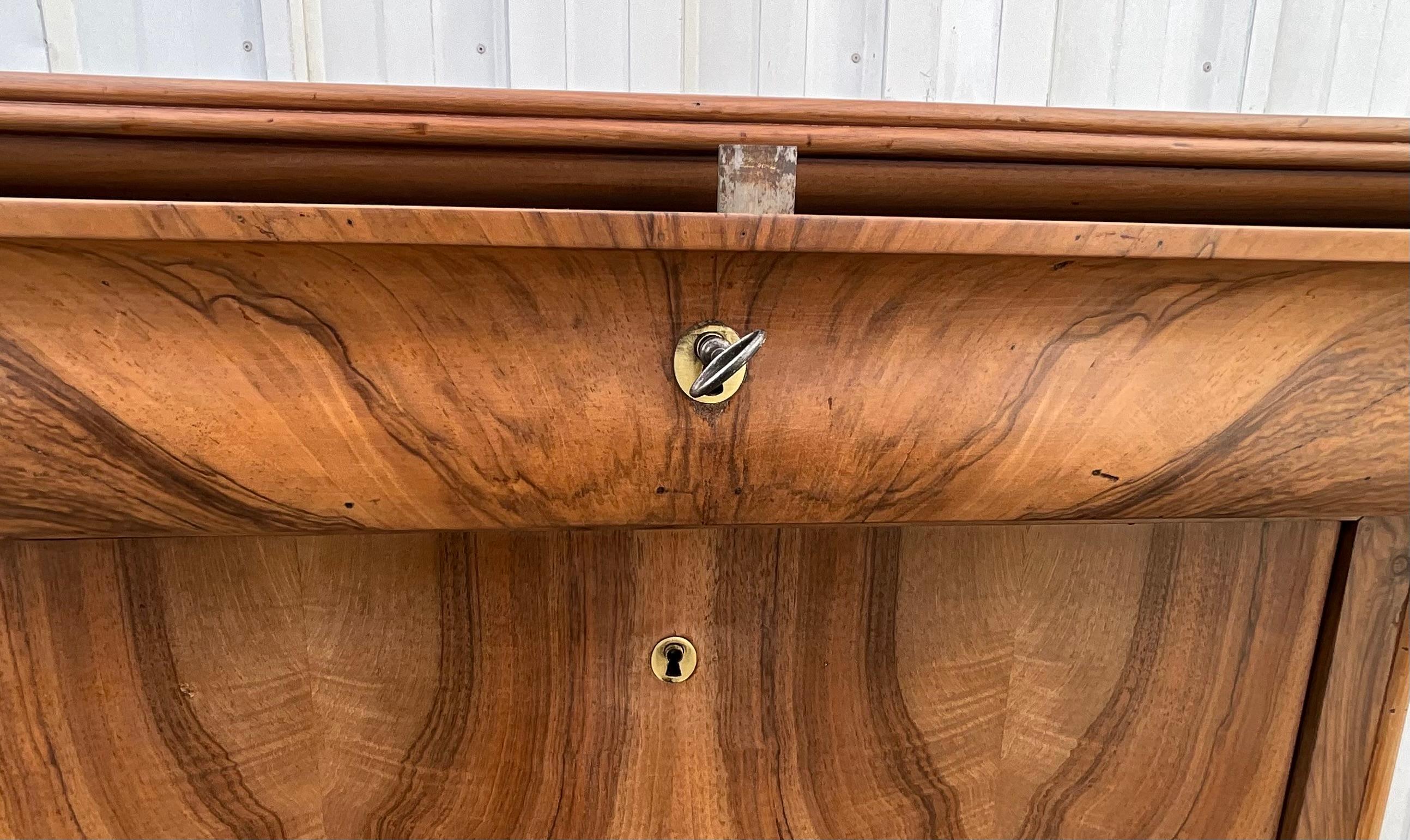 Louis Philippe Period Secretary, Mid 19th Century, Burl Walnut For Sale 2