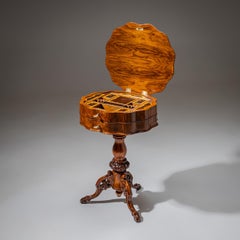Louis Philippe Sewing Table, Mid-19th Century Louis Philippe Sewing Table, Mid-19th Century