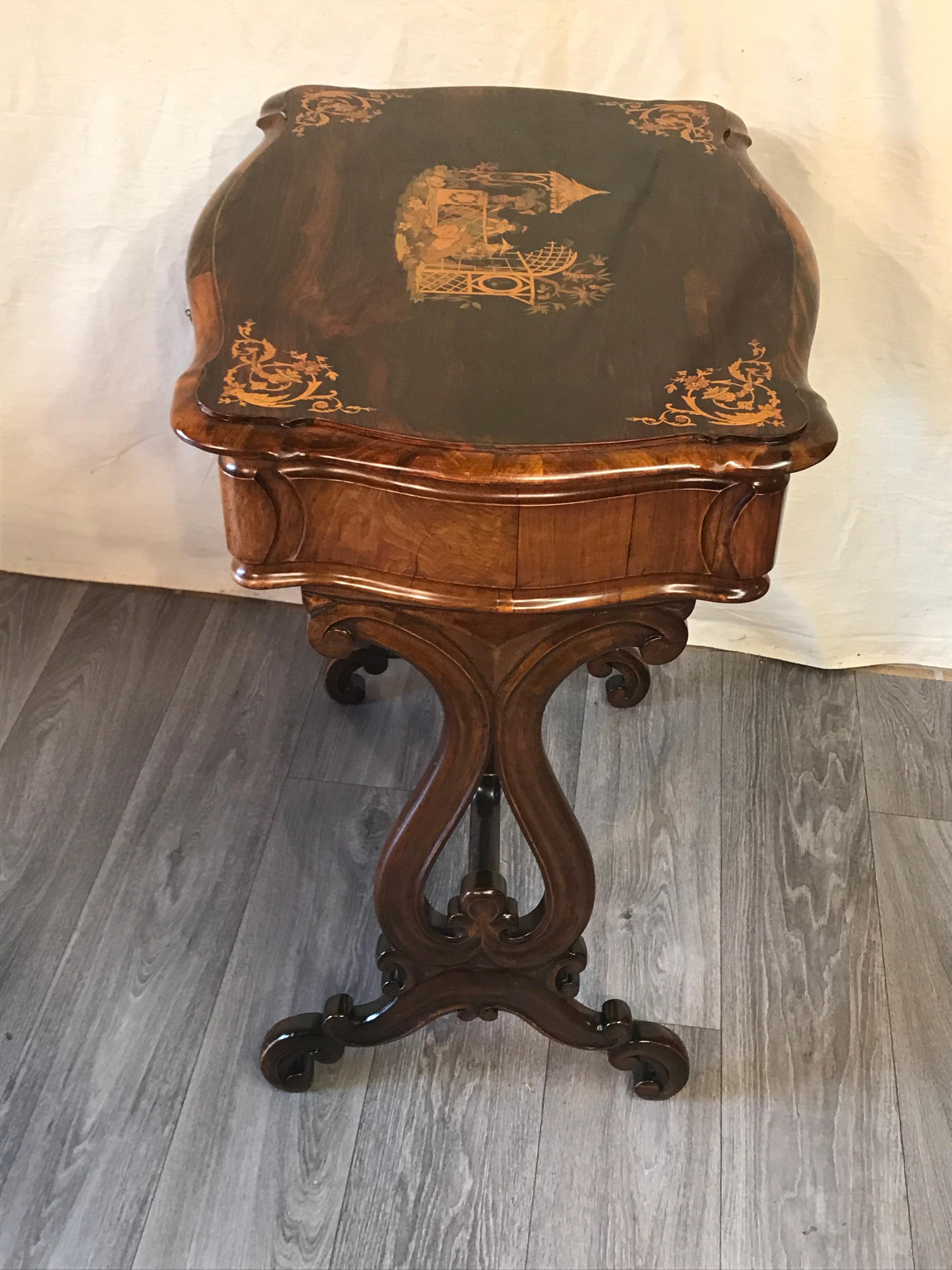 Mid-19th Century Louis Philippe Side Table, Germany 19th Century For Sale