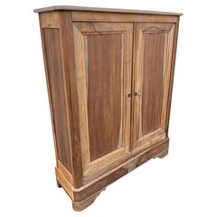 Louis-philippe Sideboard In Solid Walnut, Late 19th Century
