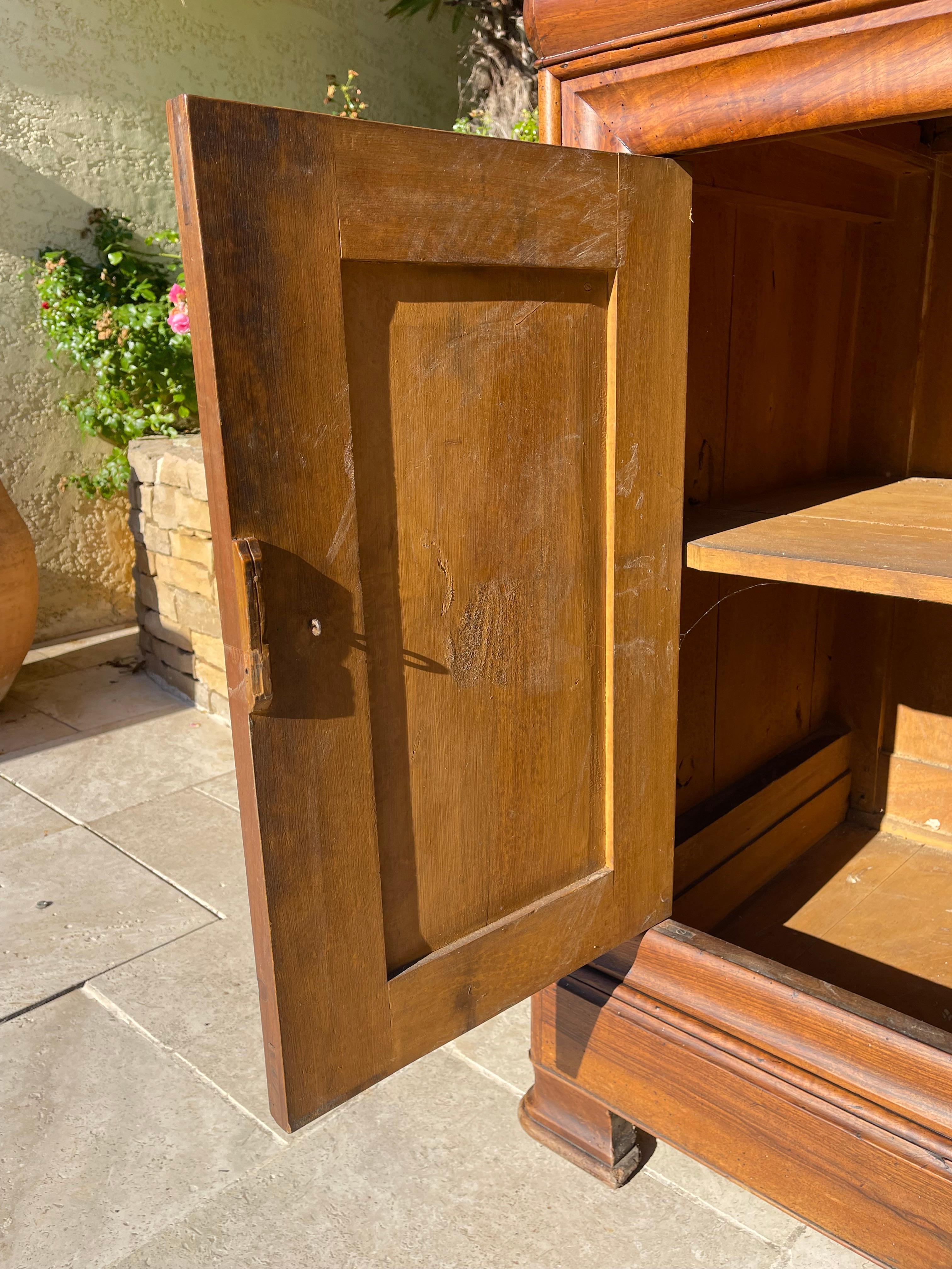 Louis Philippe Sideboard In Walnut For Sale 5