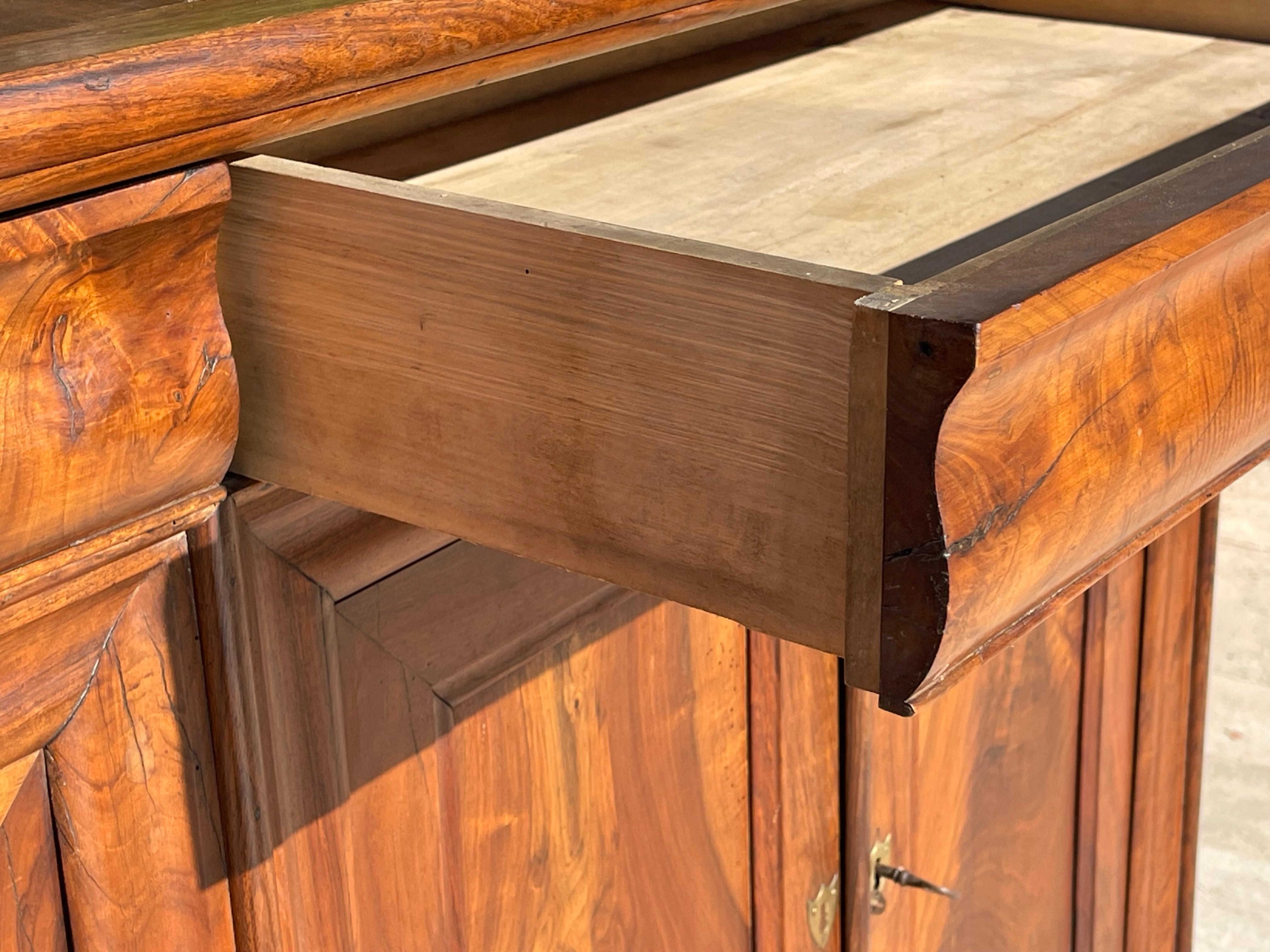 Louis Philippe Sideboard In Walnut For Sale 9
