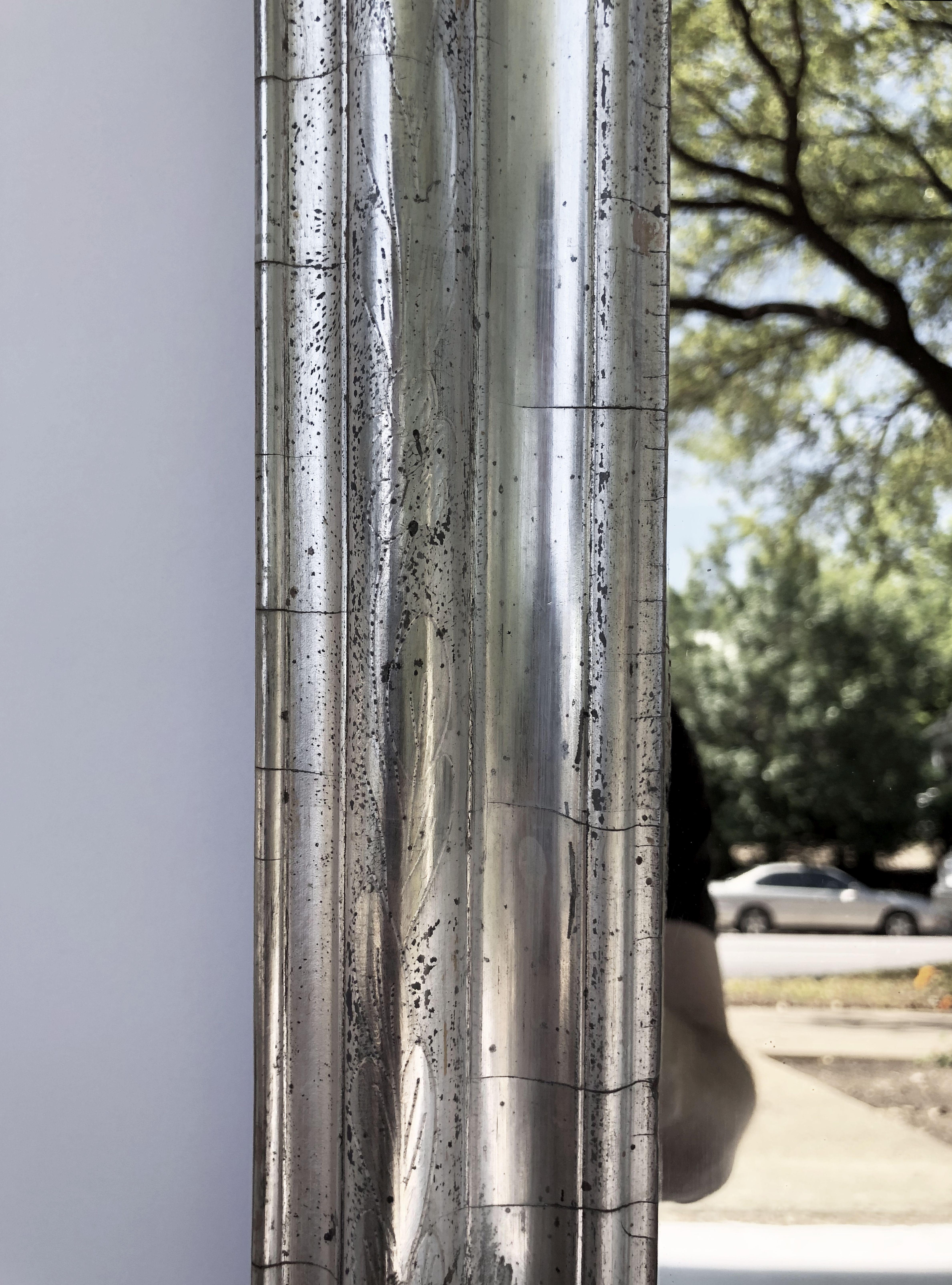 Louis Philippe Silver Gilt Mirror (H 26 x W 20 1/4) 6