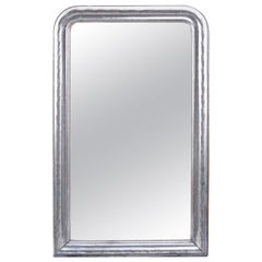 Louis Philippe Silver Leaf Mirror  