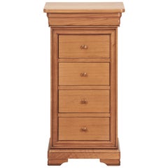 Louis Philippe Style 5 Drawer Chest in French Oak, 100% Made in France