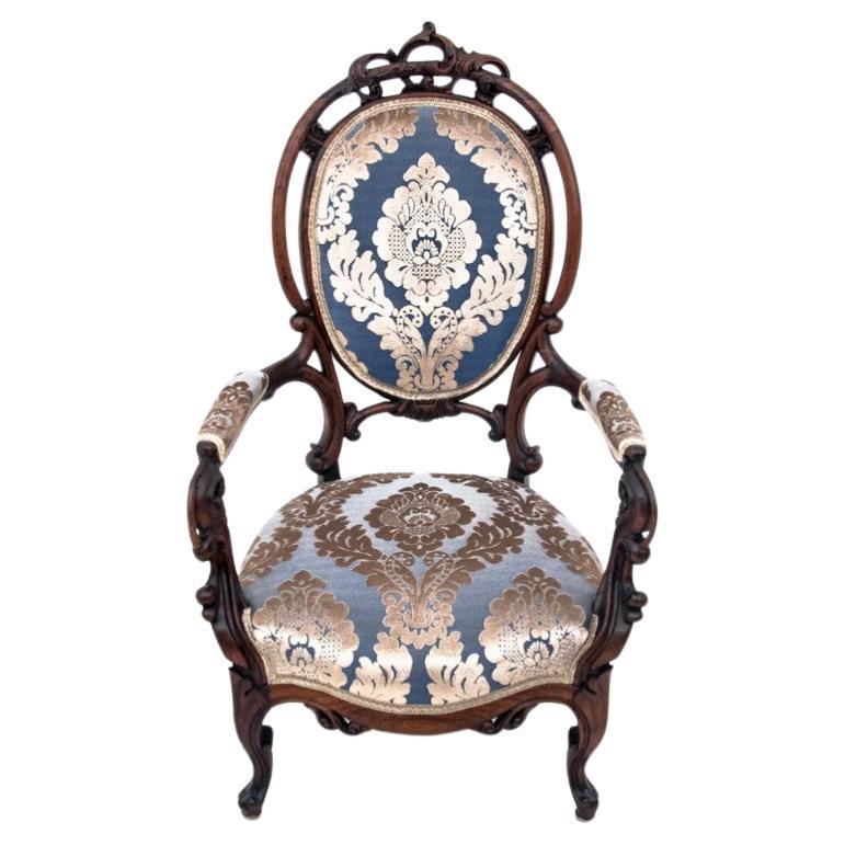 Sessel im Stil Louis Philippe, Frankreich, um 1870. im Angebot
