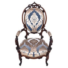 Used Louis Philippe style armchair, France, around 1870.