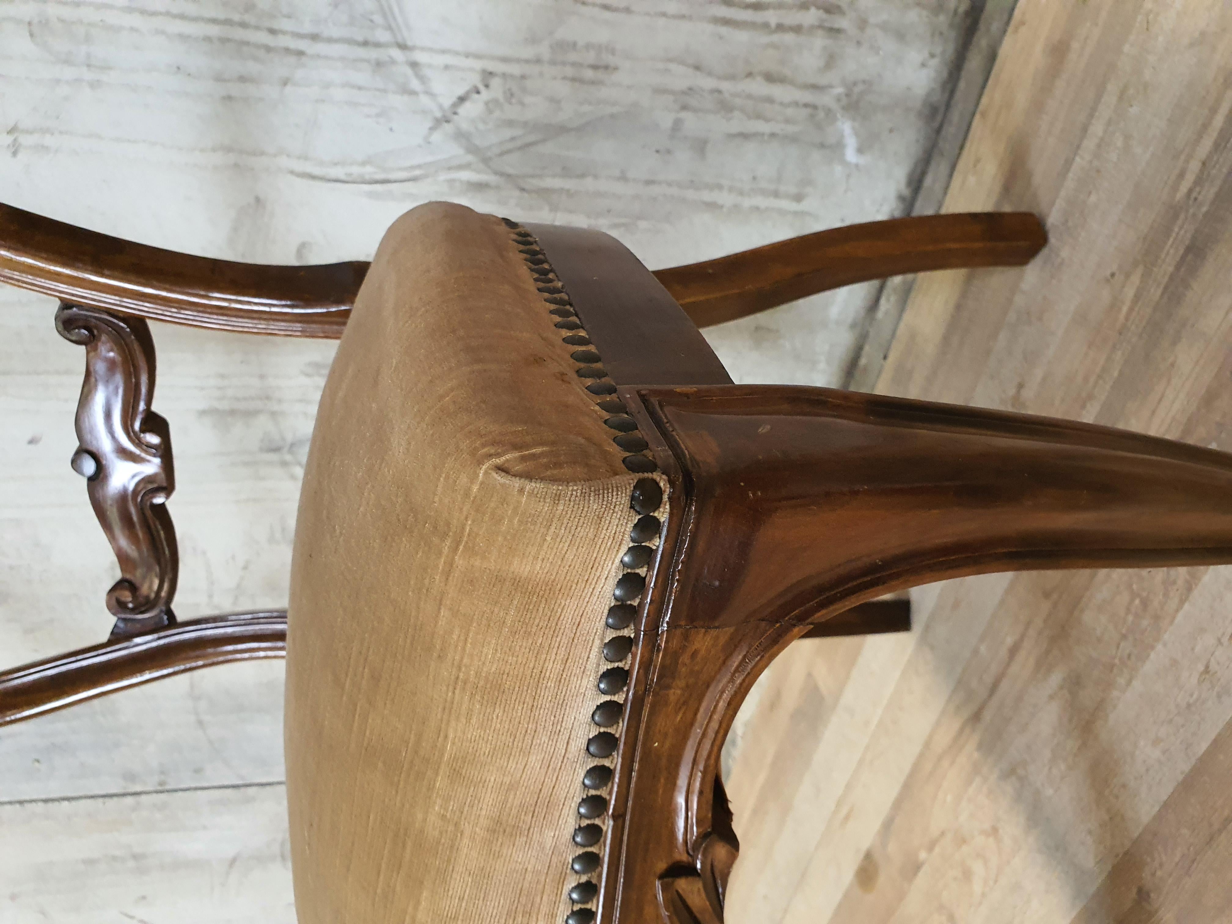 Louis Philippe Style Chair from 1960s For Sale 14