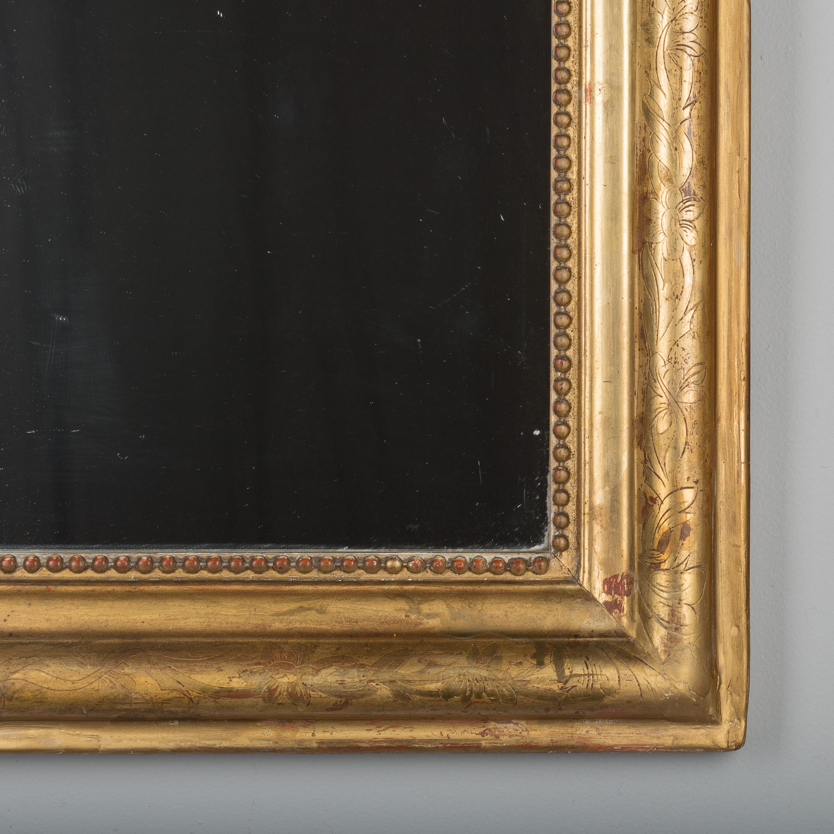 Louis Philippe Style Gilded Mirror 1