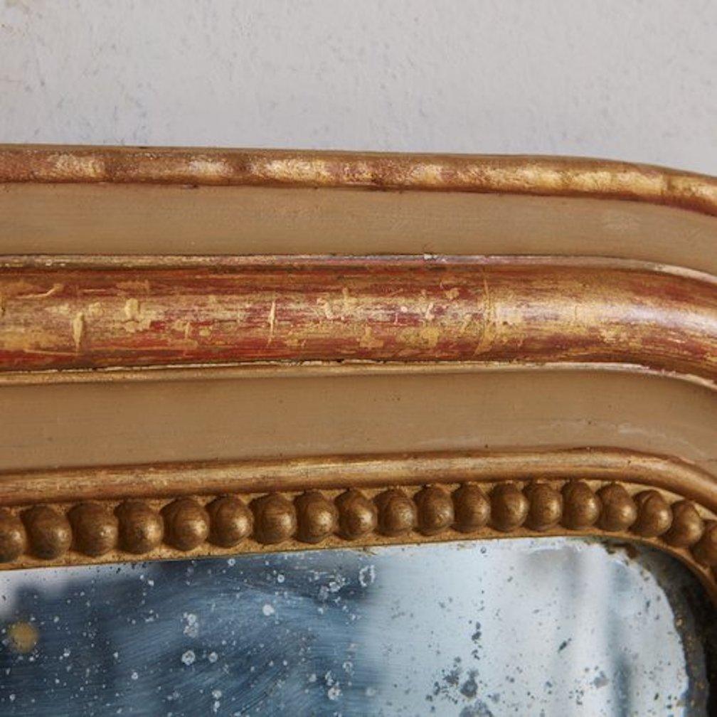 Espejo Dorado Estilo Louis Philippe, Francia Siglo XX, Grande 2