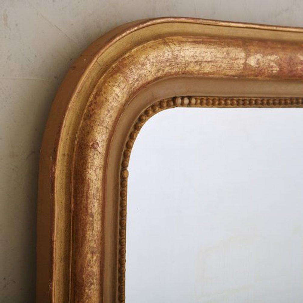Louis Philippe Style Gilt Mirror, France 20th Century, Small 3