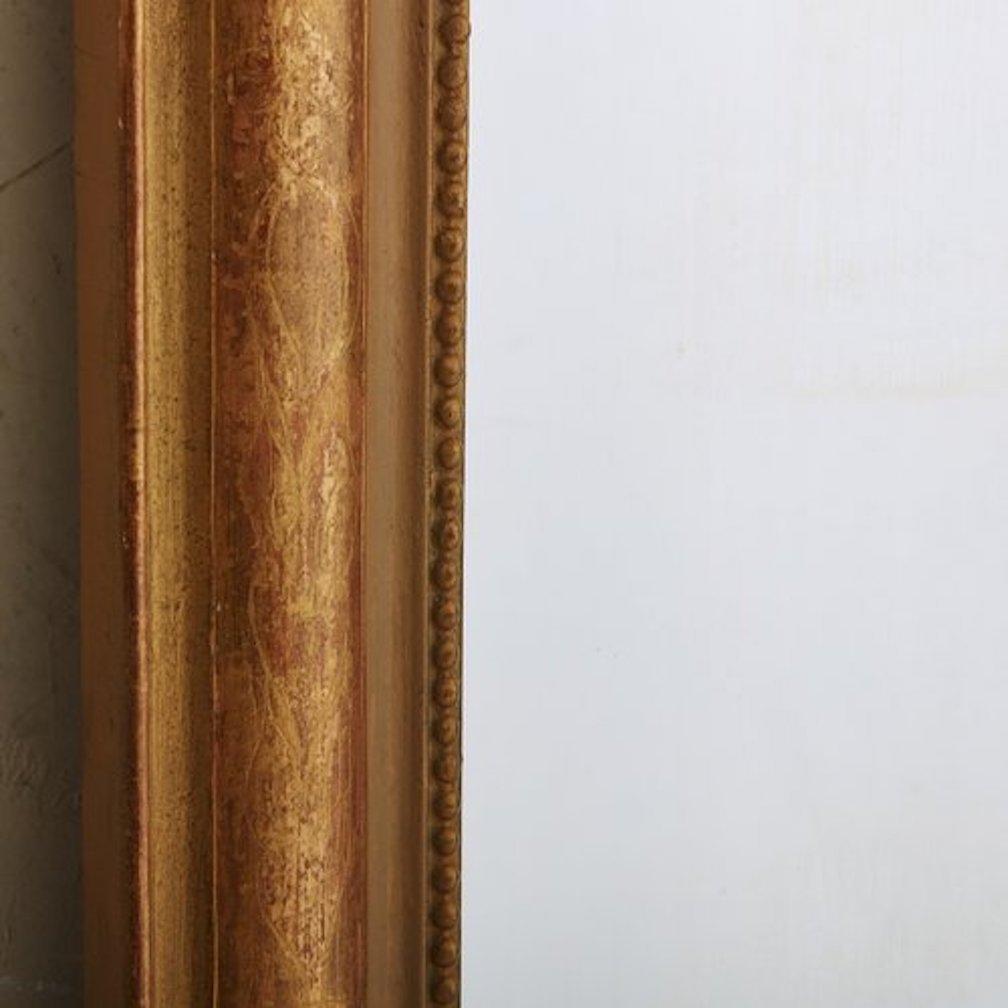 Louis Philippe Style Gilt Mirror, France 20th Century, Small 1