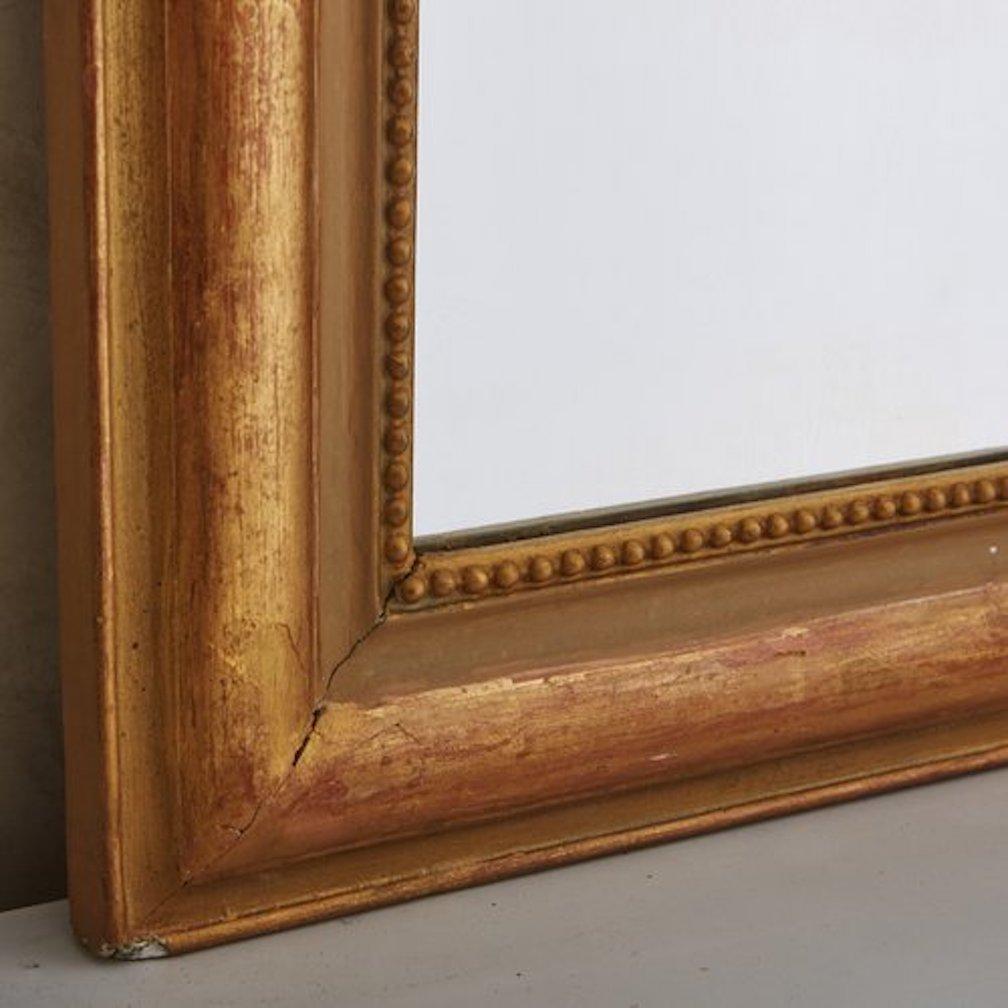 Louis Philippe Style Gilt Mirror, France 20th Century, Small 2