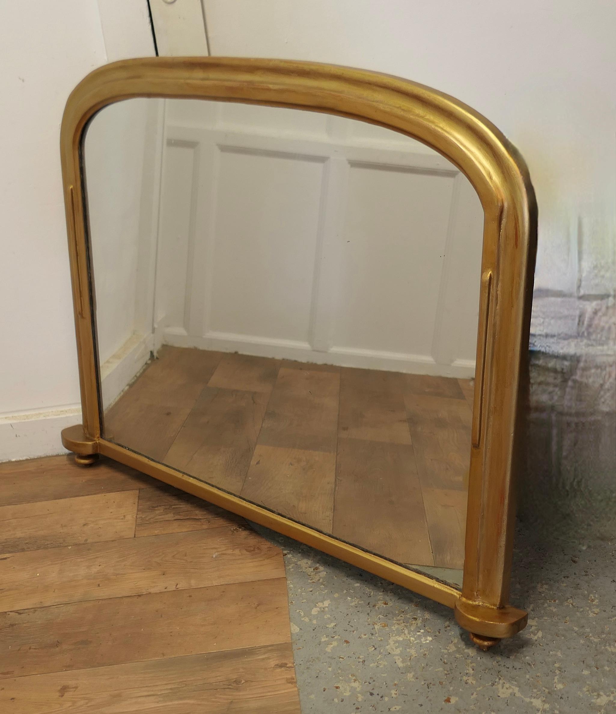 brass mantle mirror