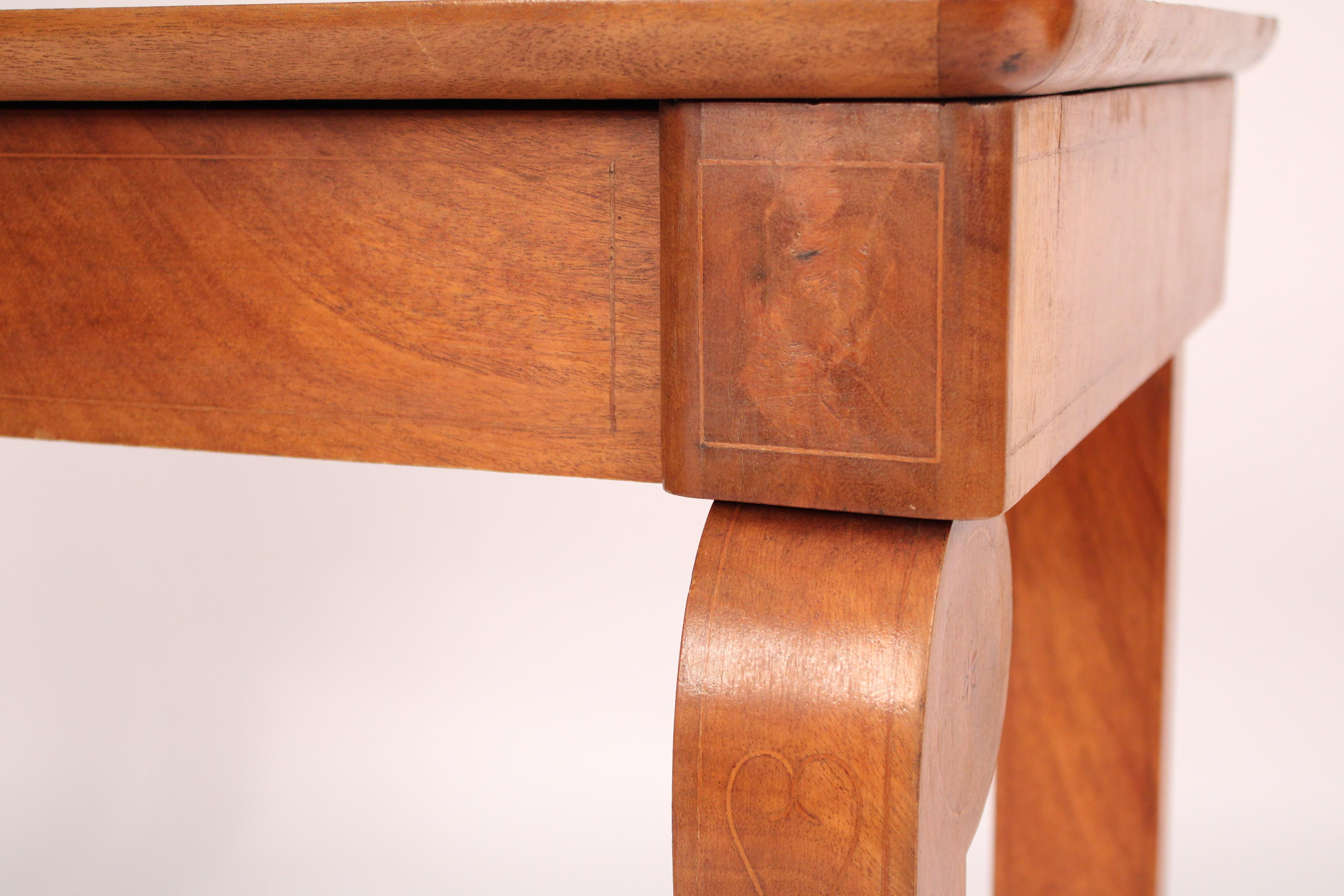 Louis Philippe Style Mahogany Console Table 2