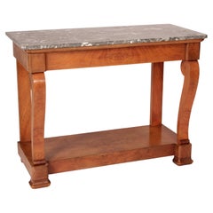 Louis Philippe Style Mahogany Console Table