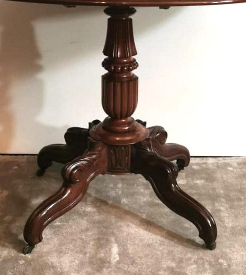 Louis Philippe Wood Sail Table Made in France For Sale 5