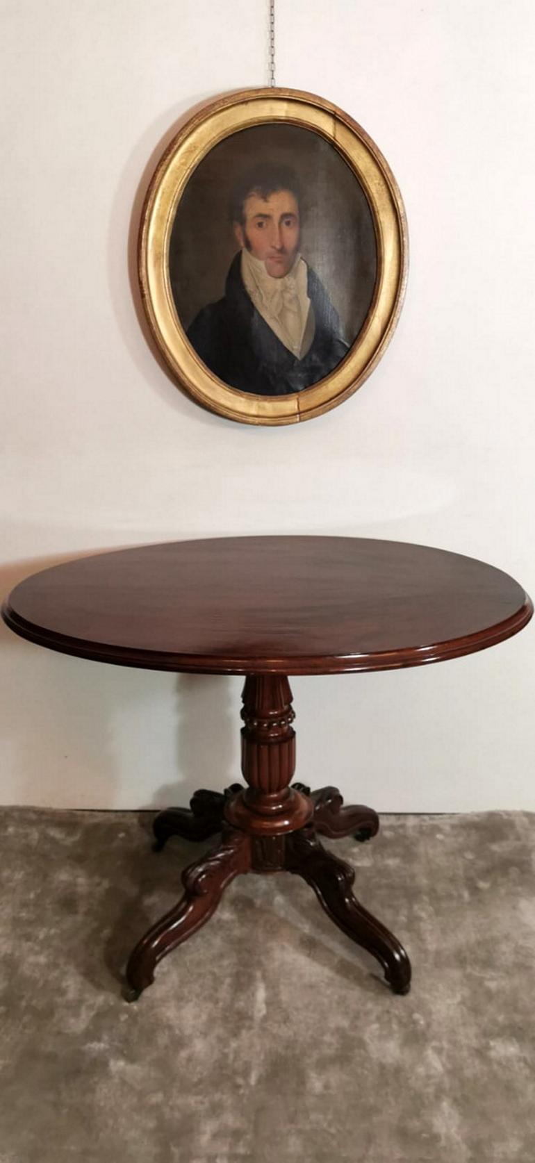 Louis Philippe Wood Sail Table Made in France For Sale 14