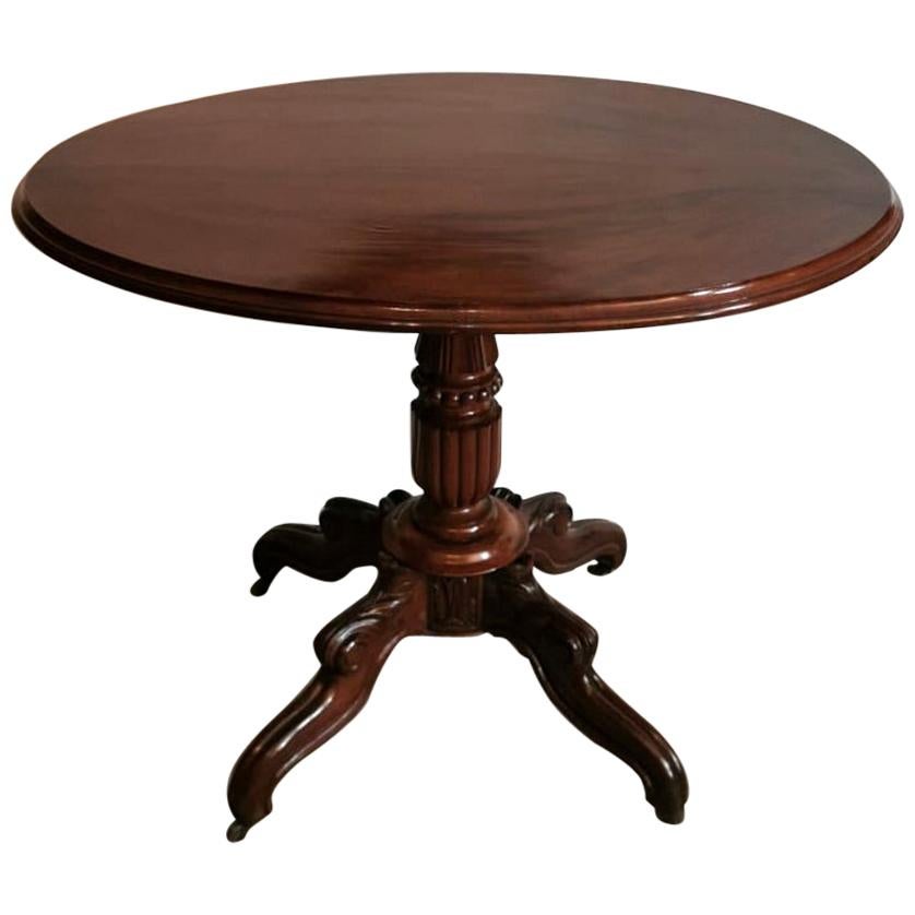 Louis Philippe Wood Sail Table Made in France For Sale