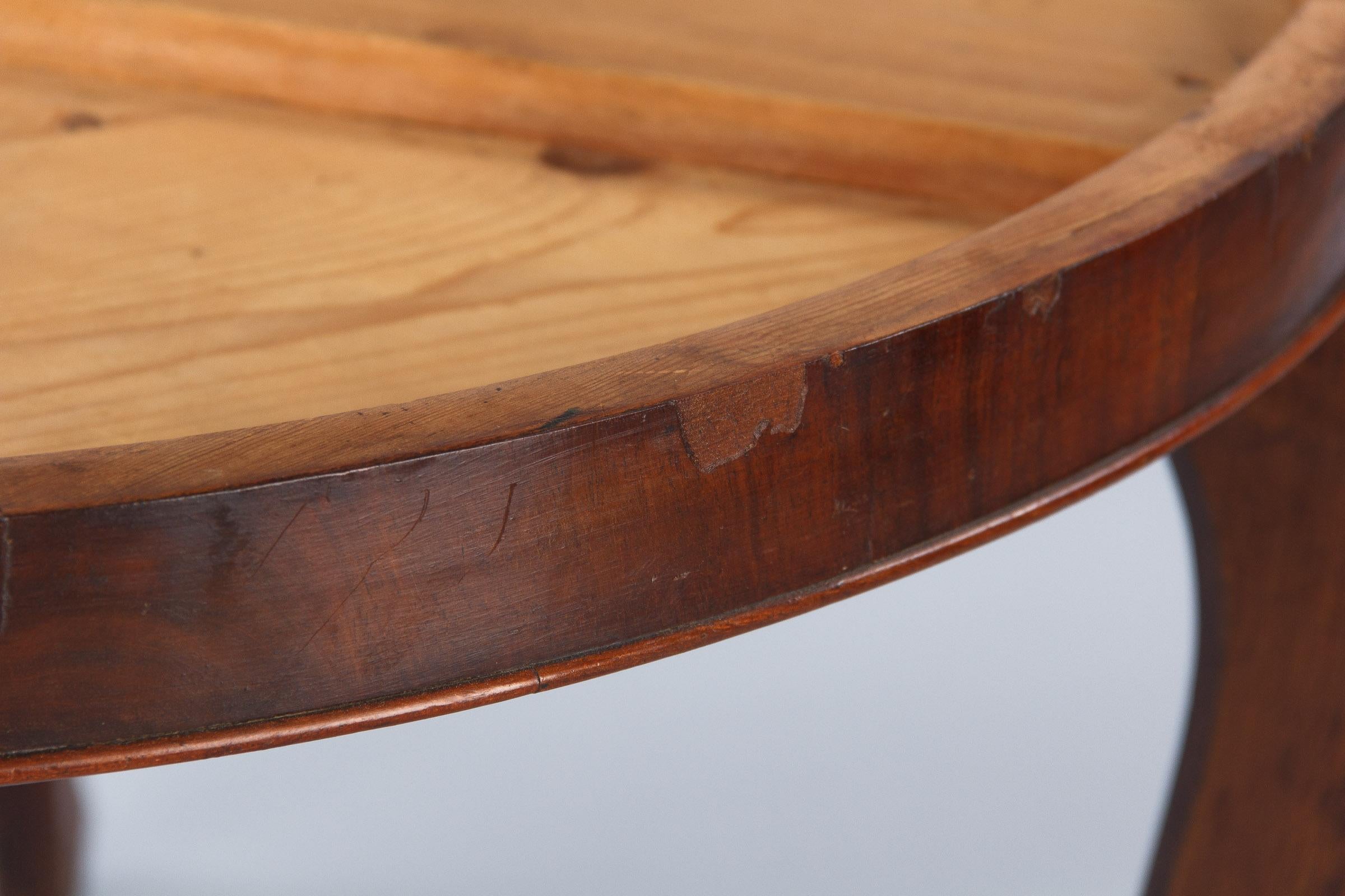 Louis Philippe Style Rosewood and Marble-Top Coffee Table, France, Early 1900s For Sale 8