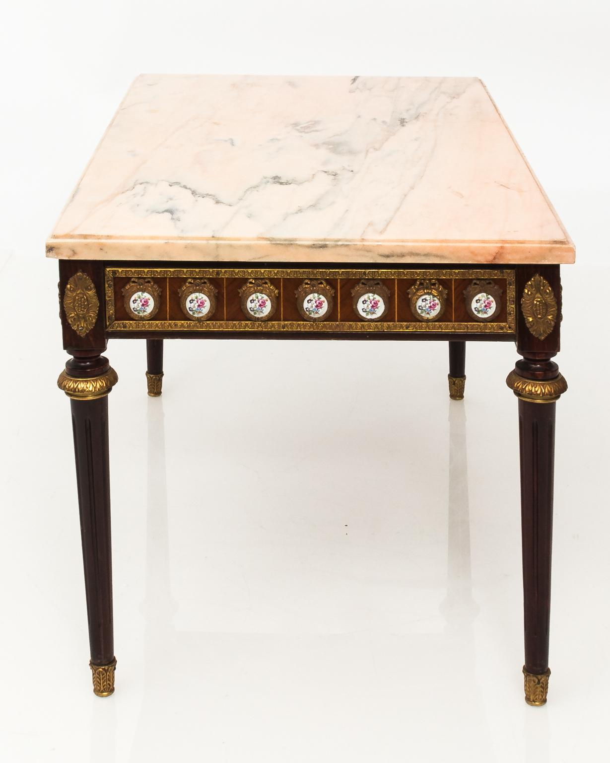 Louis Philippe Style Marble-Top Table For Sale 6
