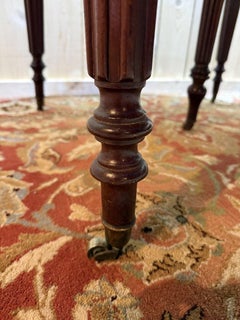 Louis Philippe Style Oval Mahogany Dining Table, 20th Century